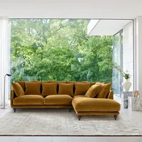 AM.PM Ecksofa Lazare, Samt bronzefarben Linke Ecke