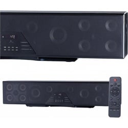 Auvisio 6-Kanal-3D-Soundbar (5.1 Kanal), Soundbar, Schwarz