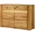 MASSIVMOEBEL24.DE Sideboard 123 x 85 x 40 cm Wildeiche geölt / Beige