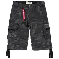 Alpha Industries Jet Shorts - Dunkelgrün,Dunkelgrau,Schwarz - 34