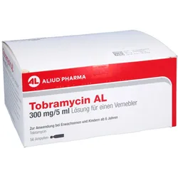 Tobramycin AL 300 mg/5 ml Lösung f.e.Ver 56 St