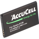 AccuCell Akku passend für Nokia 2652, BL-4C