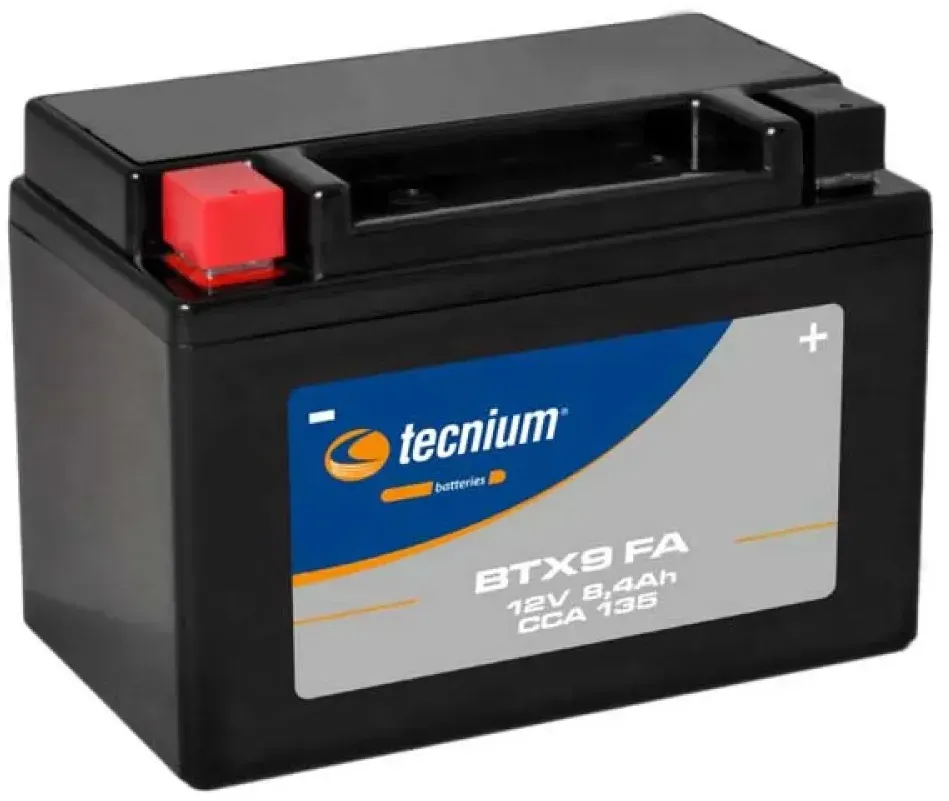 Tecnium Btx9 Fa 12v 8.4ah Agm-batterie - Black - One Size