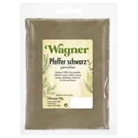 Wagner Gewürze Pfeffer schwarz gemahlen, 100 g