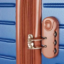 Brubaker Paris 4-Rollen 76,5 cm / 100 l blau/braun