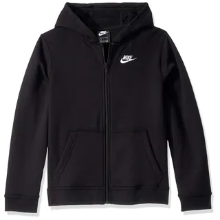 Nike Sportswear Full-zip Club Hoody, Black/Black/White, S