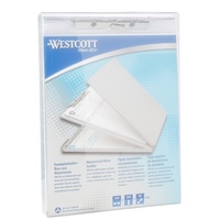 Westcott Klemmbrett E-17002 00 DIN A4, silber