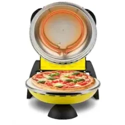 G3 Ferrari Delizia Pizzamacher/Ofen 1 Pizza/Pizzen 1200 W Schwarz, Gelb