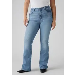 Levi's für Damen. A3410-0027 Jeans 726 Flared Hohe Taille blau (32/32), Lässig, Baumwolle, Denim