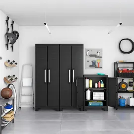 KETER Detroit, schwarz, Kunststoff, B/H/T: ca. 65x97x45 cm - schwarz