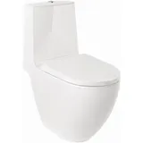 Kludi Resa D Stand-WC mit WC-Sitz Weiß glänzend