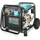 K&S Könner&Söhnen Invertergenerator KS 8100iE ATSR der Marke Könner & Söhnen. Benzin-Inverter-Generator, Stromerzeuger Höchstleistung 8,0 kW, 2 USB-Anschlüsse,Kupferwicklung, Kurzschluss- und Überlastschutz, EURO V