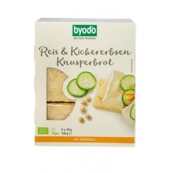 Byodo Reis und Kichererbsen Knusperbrot bio