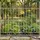 deluke Gartenzaun 124 x 116 cm Antik-Creme/Eisen