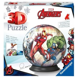 Ravensburger Puzzle Ravensburger 3D Puzzle 11496 - Puzzle-Ball Avengers - 72 Teile -..., 72 Puzzleteile
