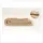 fair de luxe Wolldecke Plaid 100 x 100 cm Beige