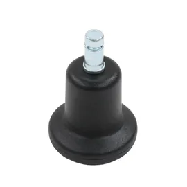 HJH Office Bodengleiter 5x No. 10 Kunststoff/Metall 10 mm/50 mm schwarz
