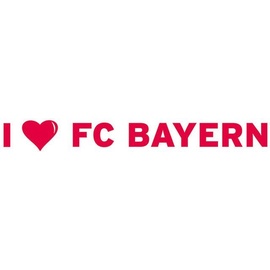 wall-art Wandtattoo »I LOVE FC BAYERN«, (1 St.), selbstklebend, entfernbar, bunt