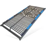 Matratzen Perfekt Lattenrost, Schwarz, Holz, Buche, 7-Zonen, 90x190 cm, Schlafzimmer, Lattenroste