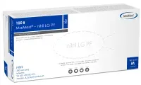 MaiMed® - nitril LG PF Einmalhandschuhe extra lang, Nitril 74095 , 1 Karton = 10 Packungen = 1.000 Stück, Größe M