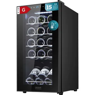 Cecotec Bolero Grandsommelier 1550 Compressor, Weinkühlschrank - Black