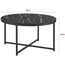 [en.casa] Couchtisch Uppvidinge 80/80/45