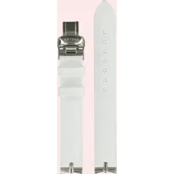 Certina - Ds Dream Lederband Weiss 14/14mm C600017770 - eidechsen-prägung,kalb,weiß