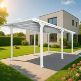 MCW Alu-Pergola MCW-O23 3 x 6 m Weiß
