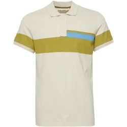 Poloshirt BLEND "Poloshirt BHUdo", Herren, Gr. XXXL, grau (pumice stone), Obermaterial: 100% Baumwolle CO., casual, regular fit normal, Kurzarm, Shirts