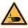 Neutralware Hinweisschild Handverletzungen ISO 7010 Dreieck 200 x 200 x 200 mm Gelb/Schwarz