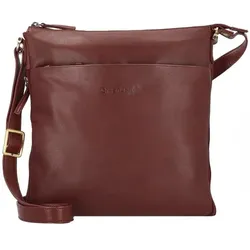 Greenland Nature Nature Umhängetasche Leder 28 cm  rot