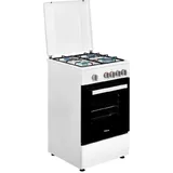 Teka | Butangaskocher frei installiert | Modell FS 502 4GG | 4 Brenner 50 cm | Weiß | 28,4 x 34,1 x 44,3 cm