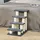 PawHut Tiertreppe Hundetreppe 4 Stufen Grau 60x40,5x59 cm