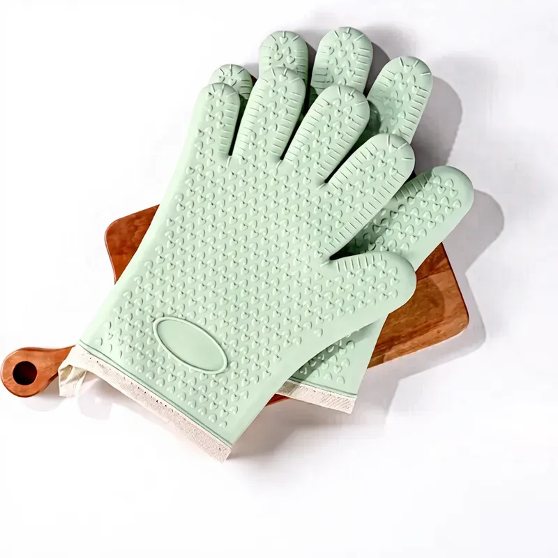 RICH-K Doppelschichtige Ofenhandschuhe (hitzebeständig, Einzelstück)