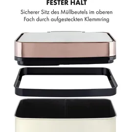 Klarstein Touchless Royal Trash 72 l roségold