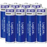 Logilink Ultra Power Alkaline Mignon AA, 8er-Pack (LR6F8)