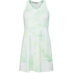 Head Tennis-Kleid Spirit Dress (separate Innenhose, V-Ausschnitt) pastelgrün/weiss Damen