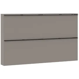 Vito SOLINO 140 x 85 x 18 cm grau / hochglänzend