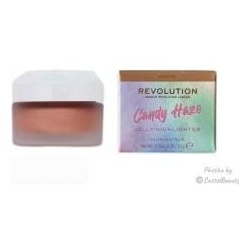 Makeup Revolution, Highlighter + Bronzer, Inspire Candy Haze Jelly Highlighter - Gel Highlighter 10 g - 0.0g (Highlighter, 10 g)