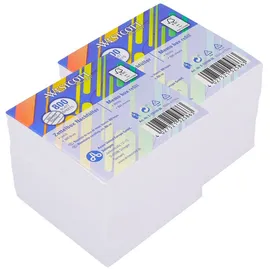 Westcott Notizzettel weiß 800 Blatt Nachfüllpack (2er-Set) | 2 x Notizblock mit 9 x 9 cm großen Blättern in weiß | Nachfüllset für Spenderbox | FSC-zertifiziertes Papier 80g/m2 | E-1733199 00