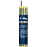 Lyra Pet Lyra L4499102 LYRA DRY Ersatzminen Set gefüllt mit 12 Stück Universal-Graphit-Mine in 2B, 2,8 mm, für alle Oberflächen, abwischbar
