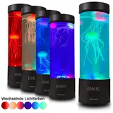 EAXUS LED Quallen Lampe Schwarz