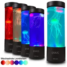 EAXUS LED Quallen Lampe Schwarz