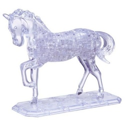 HCM KINZEL 3D-Puzzle HCM09001 - Crystal Puzzle: 3D Pferd - Groß, 100 Teile..., 100 Puzzleteile bunt