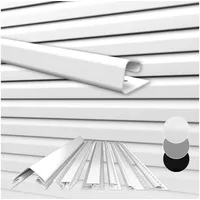 HEXIM Fassadenpaneel HEXIM Weiß 2 St. 200 x 20