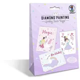 Ursus Diamond Painting Grußkarten Magic Bastelset 3 Stück DIN B6
