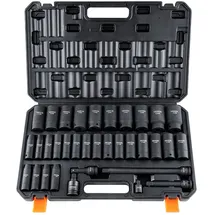 Vevor Schlagschrauber-Set, 34-teilig, 6-Punkt-12,7-cm-Antrieb, Bit-Ratschen-Werkzeugset-Koffer