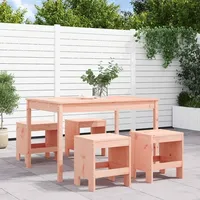 VidaXL 5-tlg. Garten-Essgruppe Massivholz Douglasie