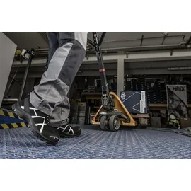Haix Halbschuh schwarz/silber Black Eagle Safety 41.1 Low ESD, S1P, EU-Schuhgröße: 40