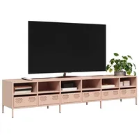 VidaXL TV-Schrank Rosa 202x39x43,5 cm Kaltgewalzter Stahl
